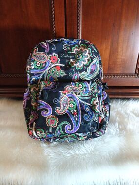 VERA BRADLEY KIEV PAISLEY (Retired) Large Lots of Pocket/Dividers Black Paisley
